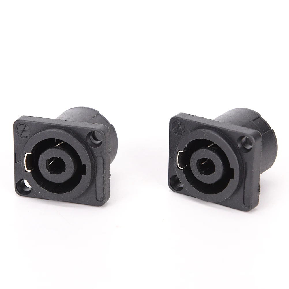 HOT 4 Pin Speakon Female Jack Socket Connector Audio Loudspeaker Amplifier Converter for PA Cable 10pcs/lot | Обустройство дома