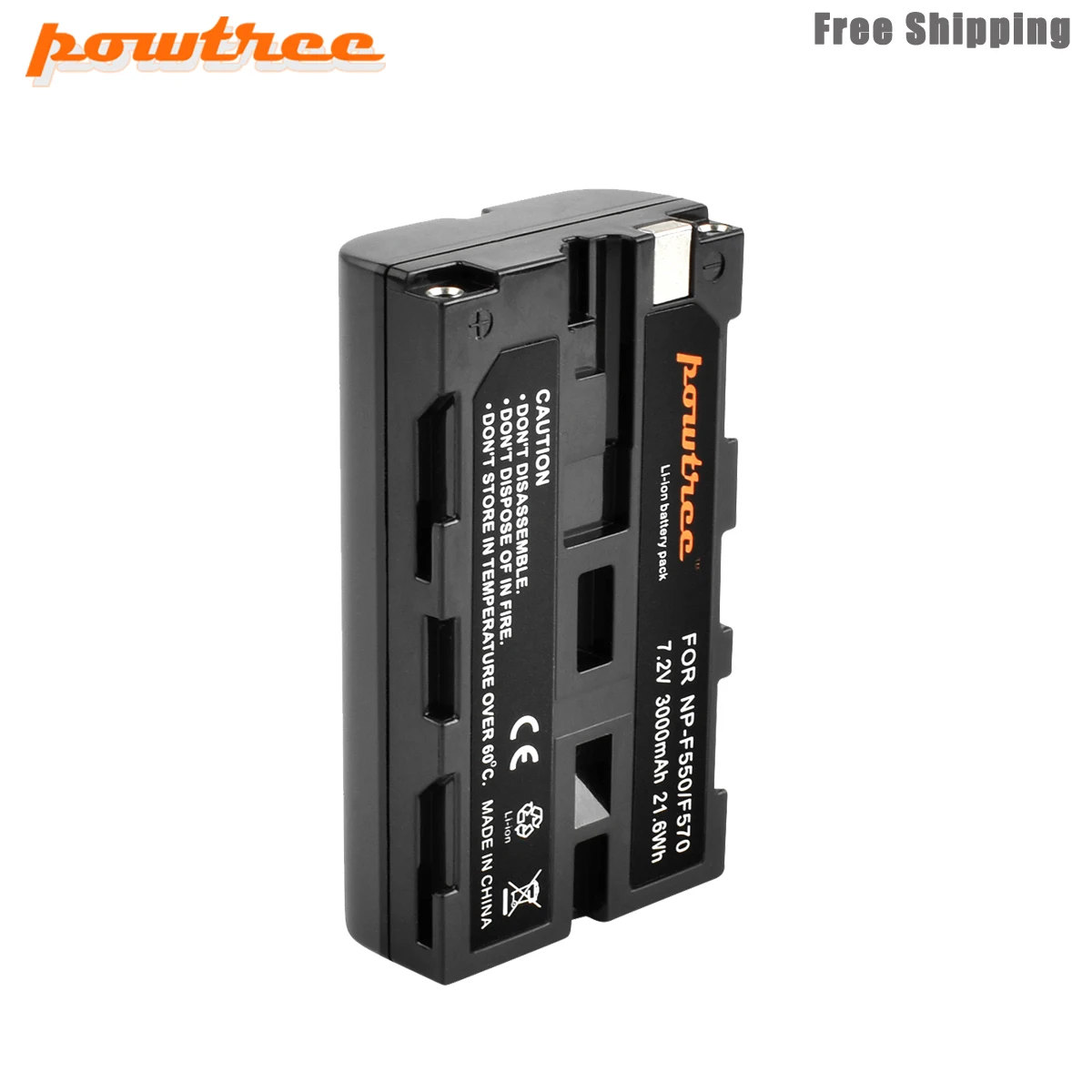 1 Pack Battery Powtree NP-F550 NP F550 NPF550 Камера Батарея для sony NP-F330 NP-F530 NP-F570 NP-F730 NP-F750 Hi-8 GV-D200 D800 TRV81 SC55 L50 - Цвет: 1 Pack Battery