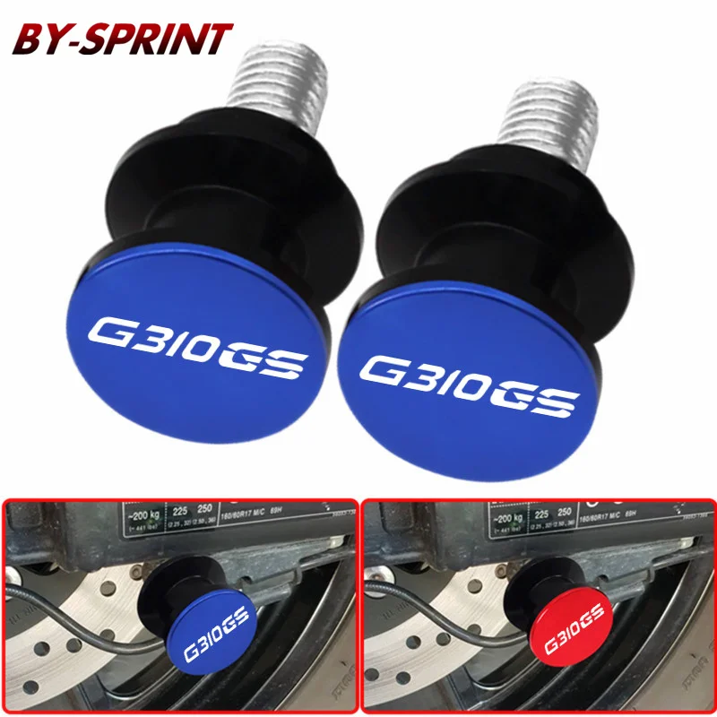 

NEW Accessorie Motorcycle CNC Swingarm Spools Stand Screws protection Slider & Logo For BMW G310GS G310 GS g310gs 2017-2021