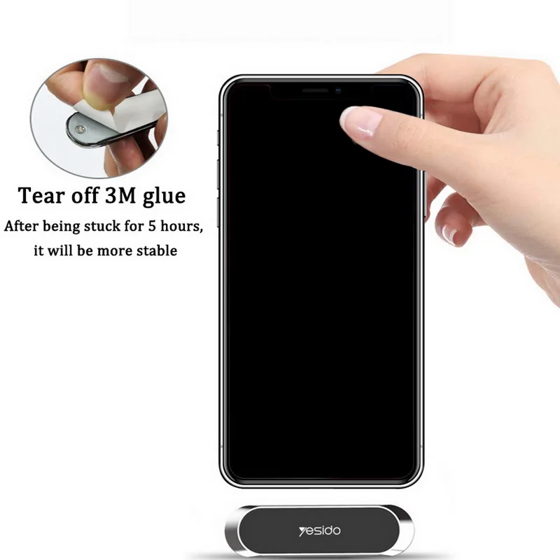 Yesido C55 мини полоса форма Магнитная автомобильная подставка для телефона IPhone samsung