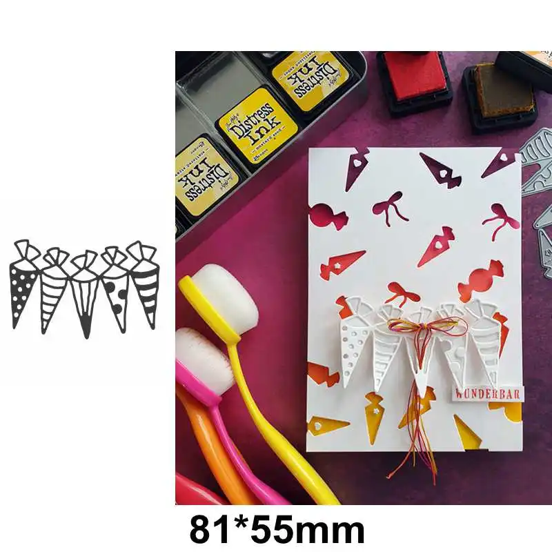 Металлические штампы с надписью для транспортировки еды украшение скрапбукинга