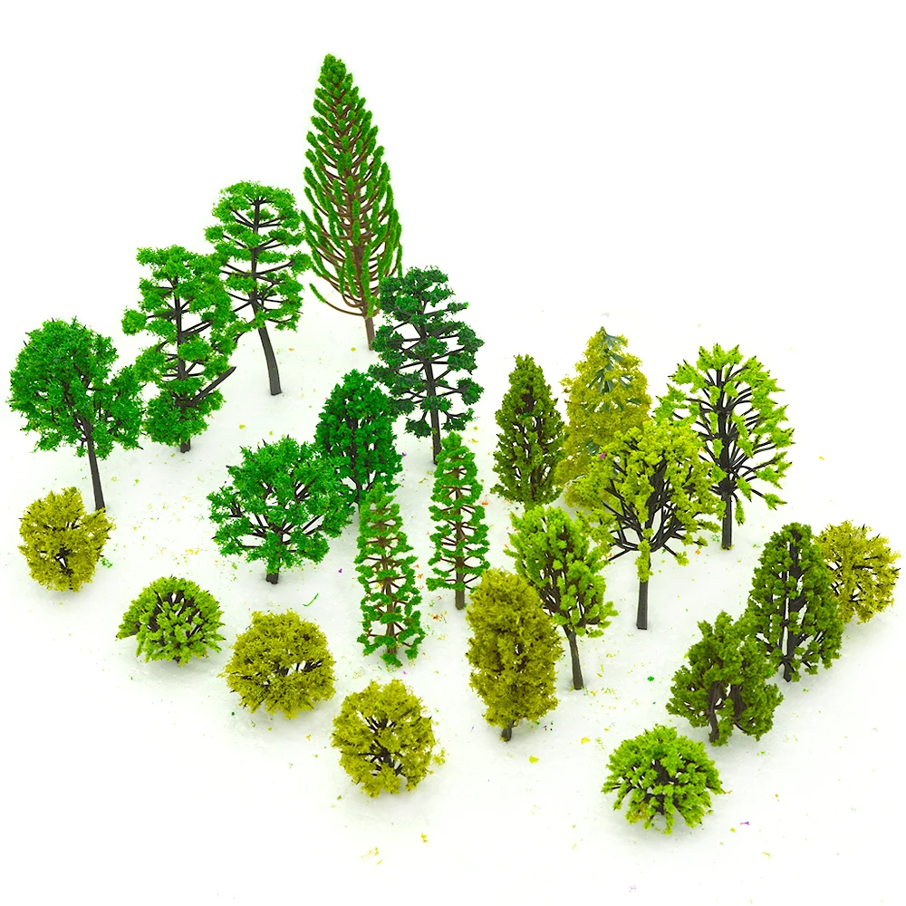 

3-12CM HO N Scale Miniature Model Tree For Building Landscape Train Railway Scenery Layout
