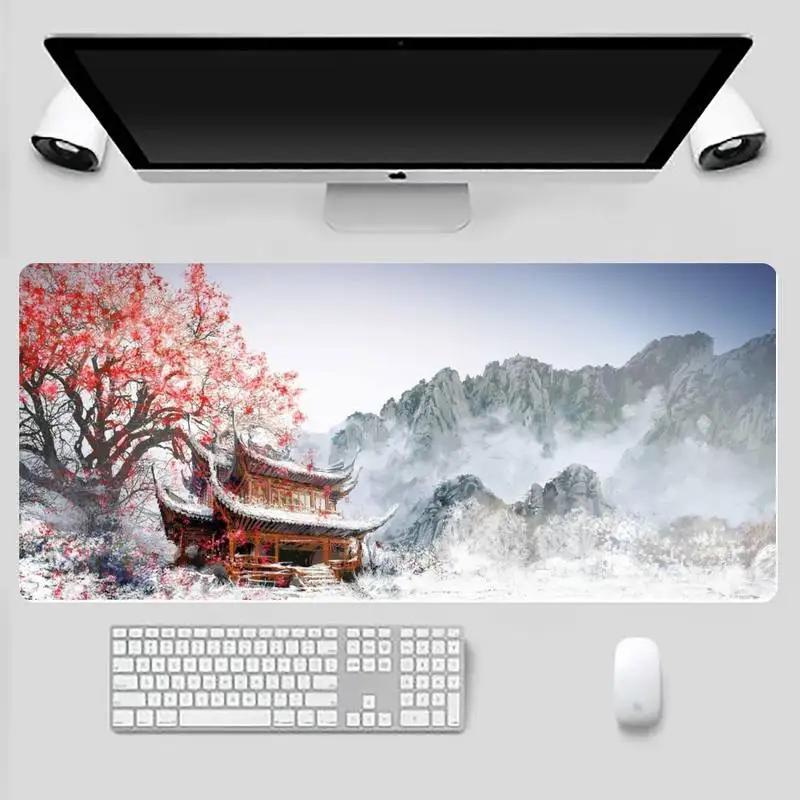 

Japanese style Mouse Durable Desktop Mousepad Desk Table Protect Game Office Work Mouse Mat pad X XL Non-slip Laptop Cushion