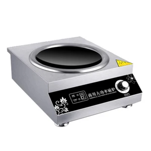 Household Frying Stove Electric Stove Single-curved Induction Cooker 5000W/220V Frying Pan Electric Magnetic Stove