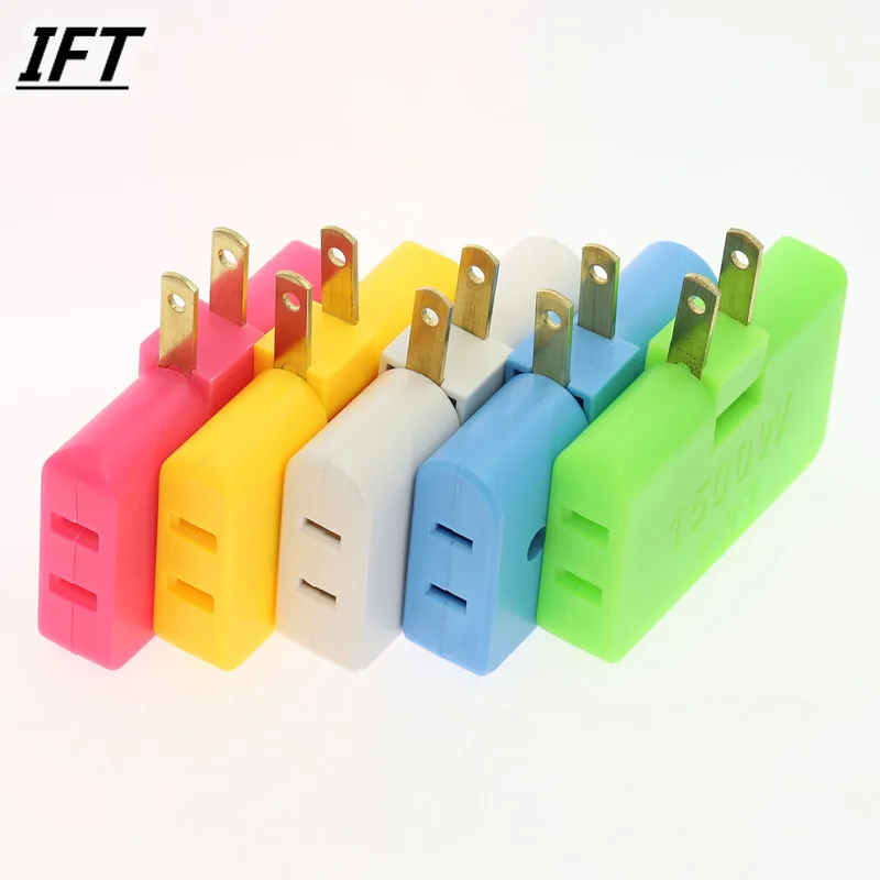 Вилка для США AC 125V 15A 1500W портативная вращающаяся Triporate Power Plug Socket | Обустройство