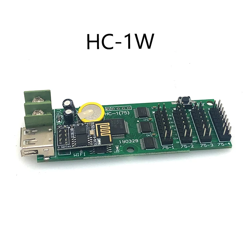 HC 1W Wifi беспроводной lintel RGB полноцветный светодиодный экран с картой управления