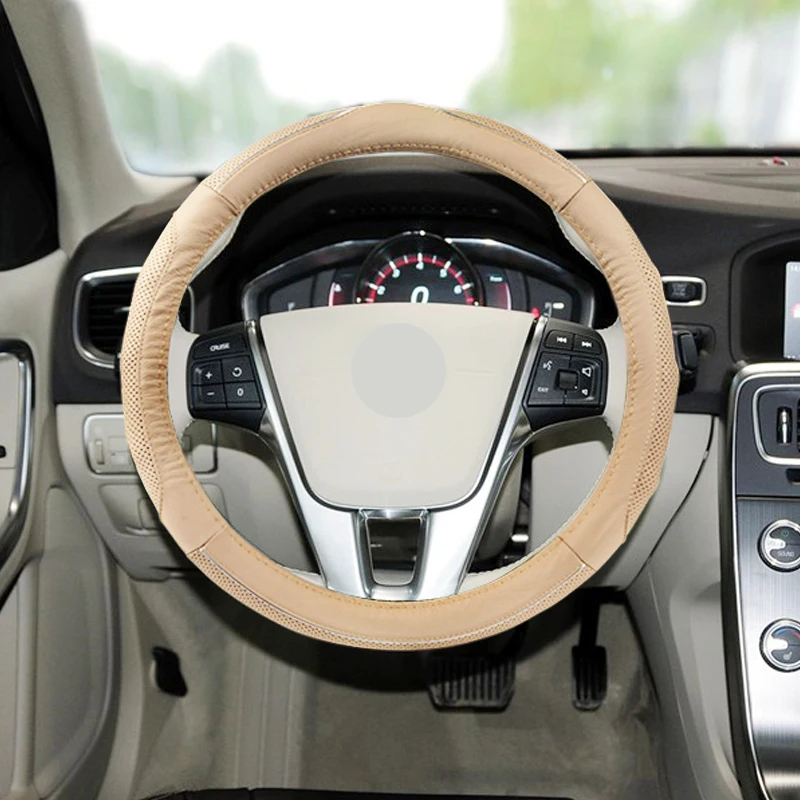 Universal Car PU Leather Steering-Wheel Covers Anti-slip Skidproof Durable for Mercedes benz A B R G Class GLK GLA w204 W251 | Автомобили