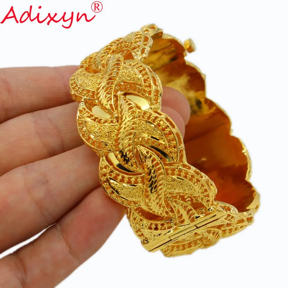 Adixyn Эфиопский золотой браслет для женщин свадебные браслеты невесты золотые