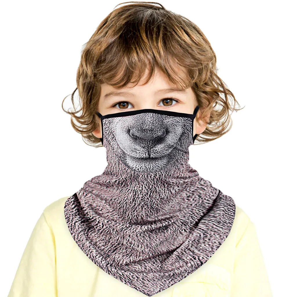 

Sagace 2021 Scarf Selling Children Kids Unisex Rave Bandana Neck Gaiter Tube Headwear Face Scarf Breathable