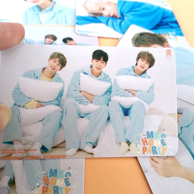 9 шт./компл. Kpop MONSTA X Photo Card встреча болельщиков вечерние K-pop Monsta открытки в альбом |