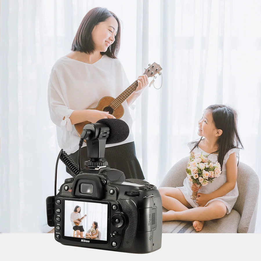 mamen phone microphone mini portable 3 5mm condenser phone video camera interview microphone with muff for iphone samsung mic free global shipping