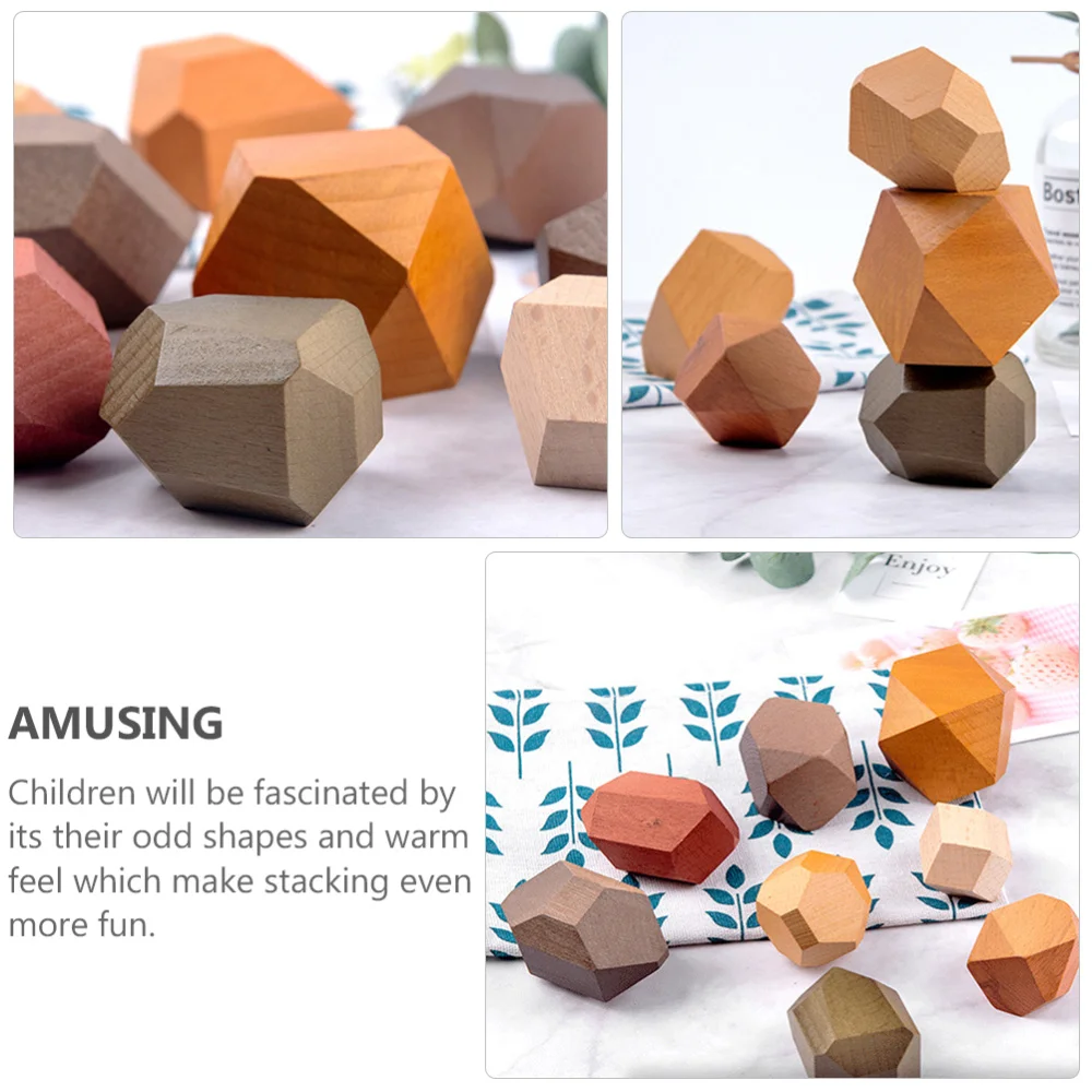 

1 Set Large Beech Stacking Playset Board Game Parent-kid Interactive