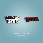 Значок на булавке DND Dungeon Master с эмалью дракона, брошь на заказ, булавка на лацкан для одежды, D20 Insignia