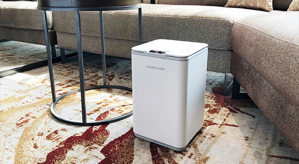 Xiaomi Ninestars 10L IPX3 Водонепроницаемый Датчик мусорного ящика Бытовая умная мусорная корзина бесконтактная мусорная корзина