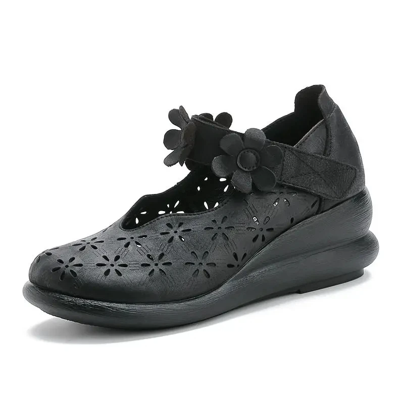 

Mary jane shoes girls vintage luxury brand sandals comfy sweet ladies folral shoes for women casual sandals