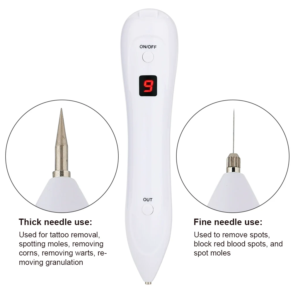 

Effective Plastic LED Point Mole Pen Freckle Removal Pen Tattoo Nevus Face Beauty Fashion