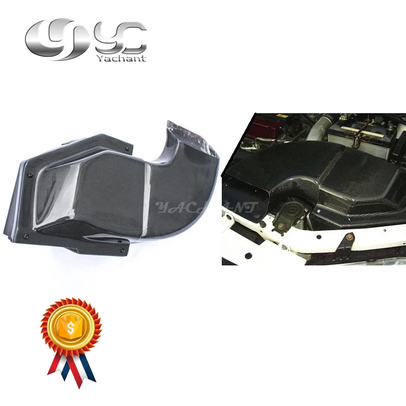 Автомобильная воздушная коробка из углеродного волокна подходит для 2001 2007 Lancer CT9A