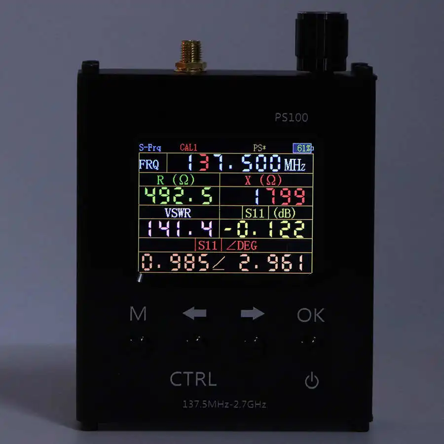N1201SA антенна на УФ анализатор Измеритель векторного сопротивления SWR 140 МГц 2 7 ГГц