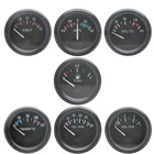 Автомобильный измеритель уровня топлива, 2 дюйма, 52 мм, черная температура воды, температуры масла, пресс для масла, psi, Масляный Пресс, кг, вольт, амперметр, кронштейн