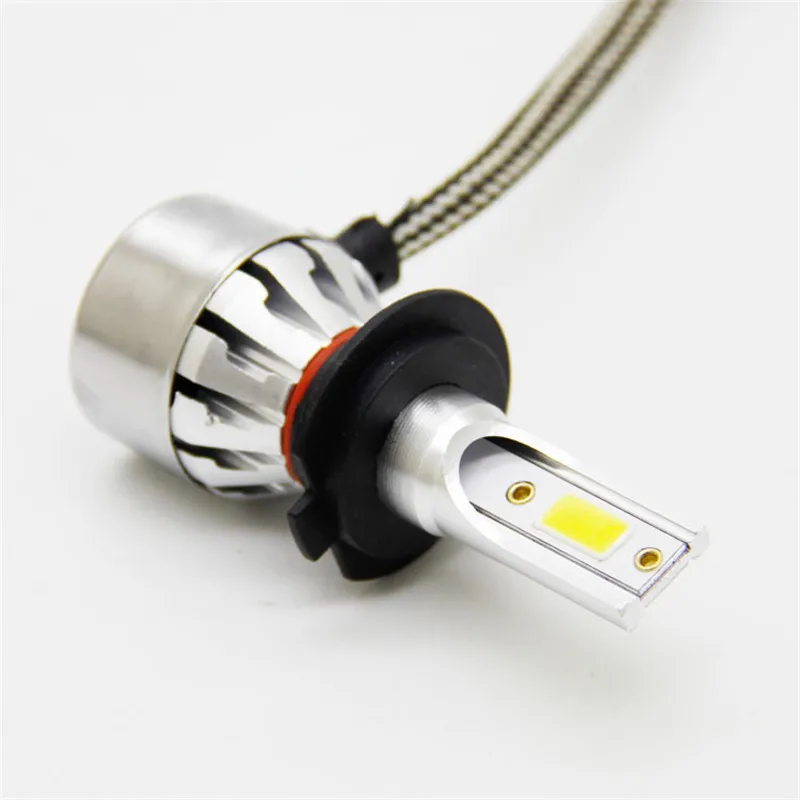 50 комплектов DHL FEDEX доставка H7 LED H4 H11 H8 36 Вт автомобильная светодиодная фара H1 H3 9005