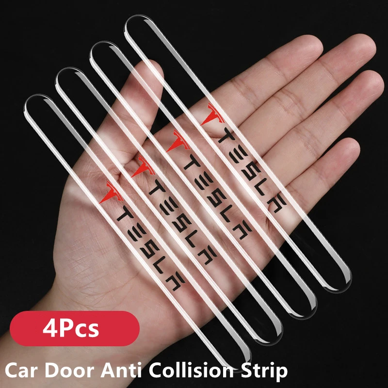 Защитная пленка на бампер для края двери автомобиля наклейки Теслы модель 3 X