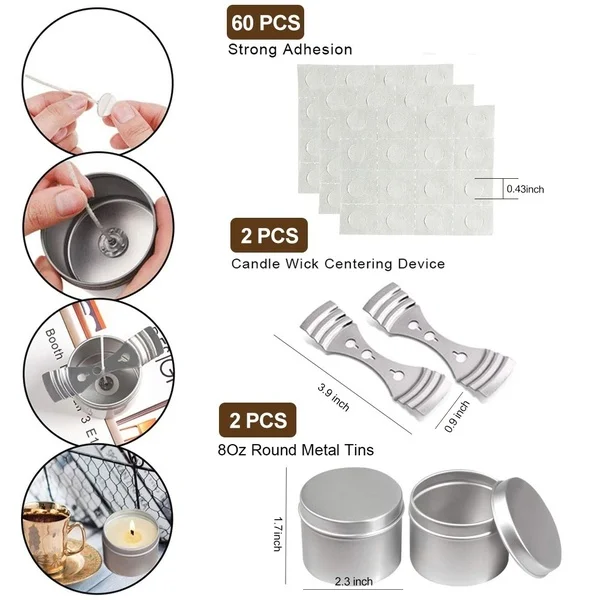 Набор инструментов для изготовления свечей набор розлива фитилей воска