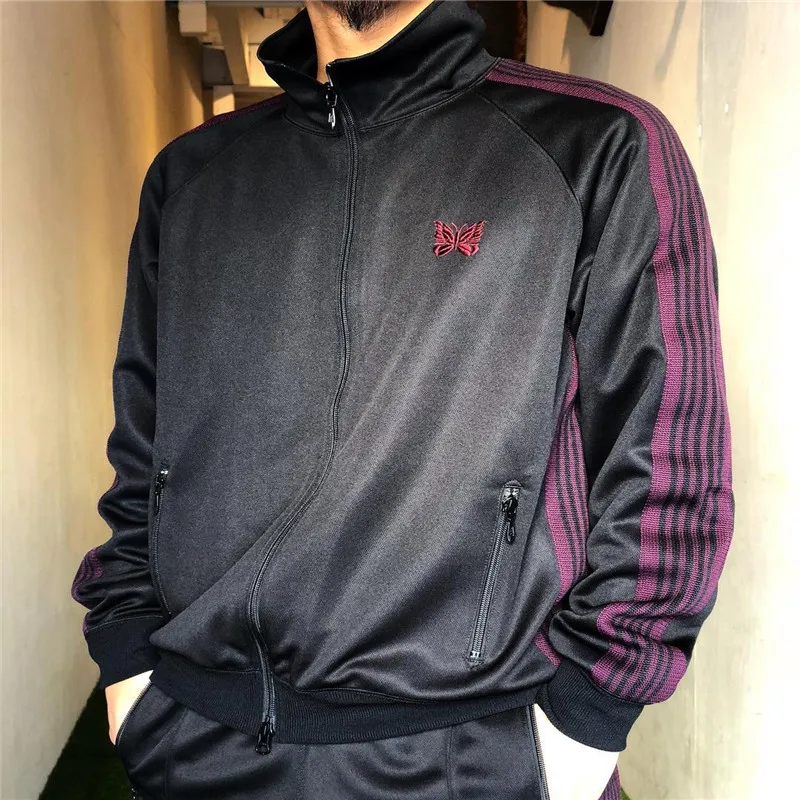 Мужские и женские куртки мужские куртка 19AW гладкая с вышивкой в виде