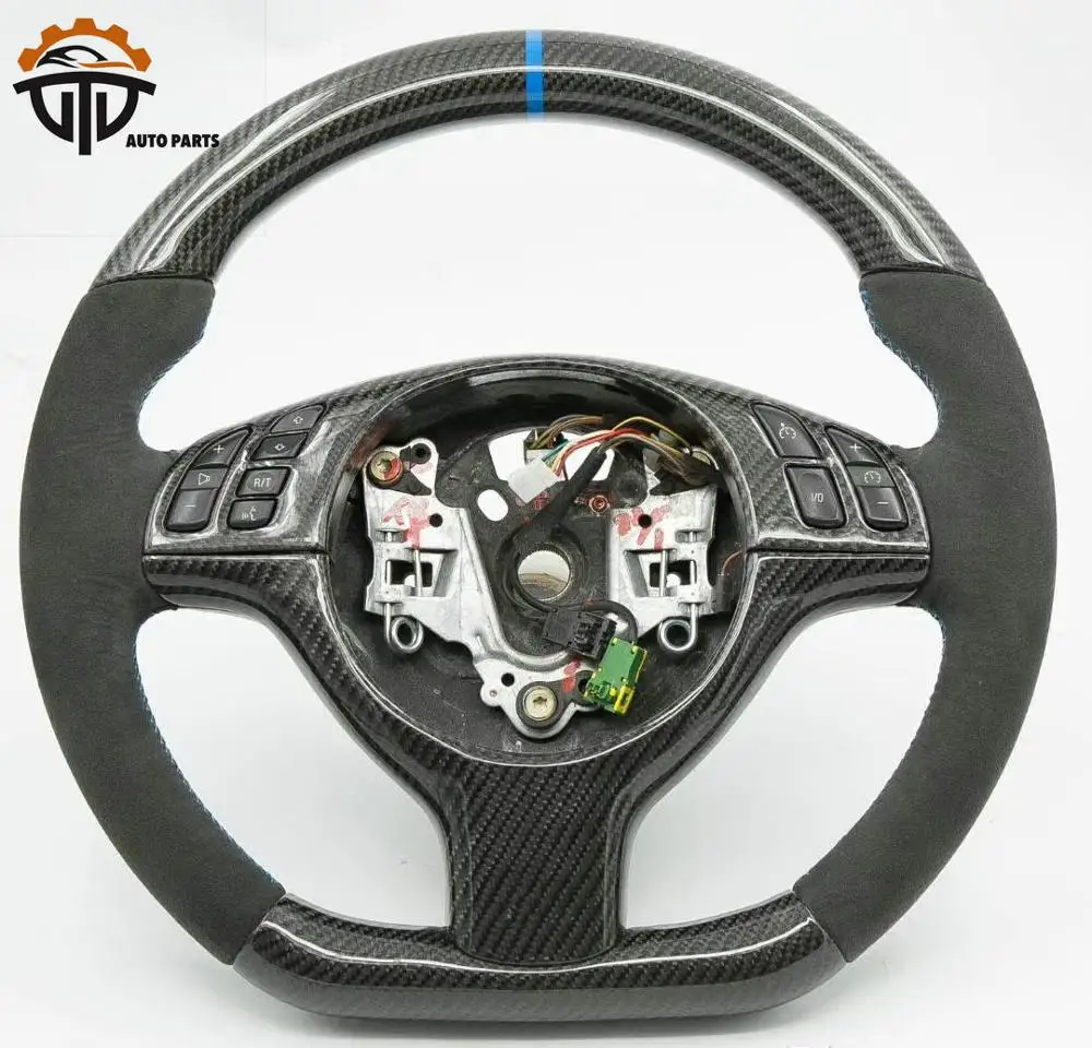 Руль из углеродного волокна 3k для BMW e46|Рулевые колеса и клаксоны| |