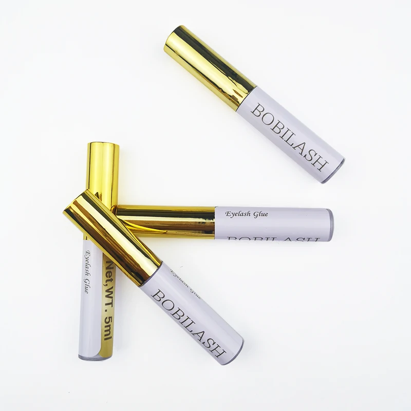 

BOBILASH Eyelashes 5D Faux Mink Lashes Natural Long False Eyelashes with 1pcs 5ml Glue False Eyelashes Glue Set