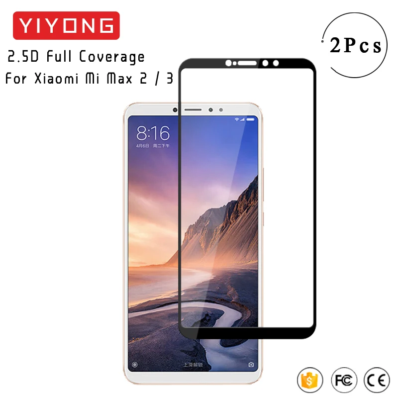 Закаленное стекло YIYONG для Xiaomi Mi Max 2 3 защитная пленка на экран | Мобильные телефоны