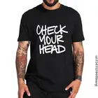 Футболка Beastie Мужская в стиле хип-хоп, альбомная рубашка с надписью проверьте голову, альтернативный Топ в стиле рок, 100% хлопок, европейские размеры, лето