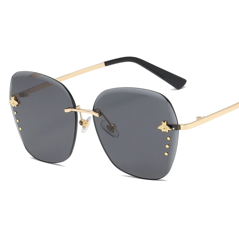 2020 женские солнцезащитные очки Брендовые дизайнерские квадратные металлические