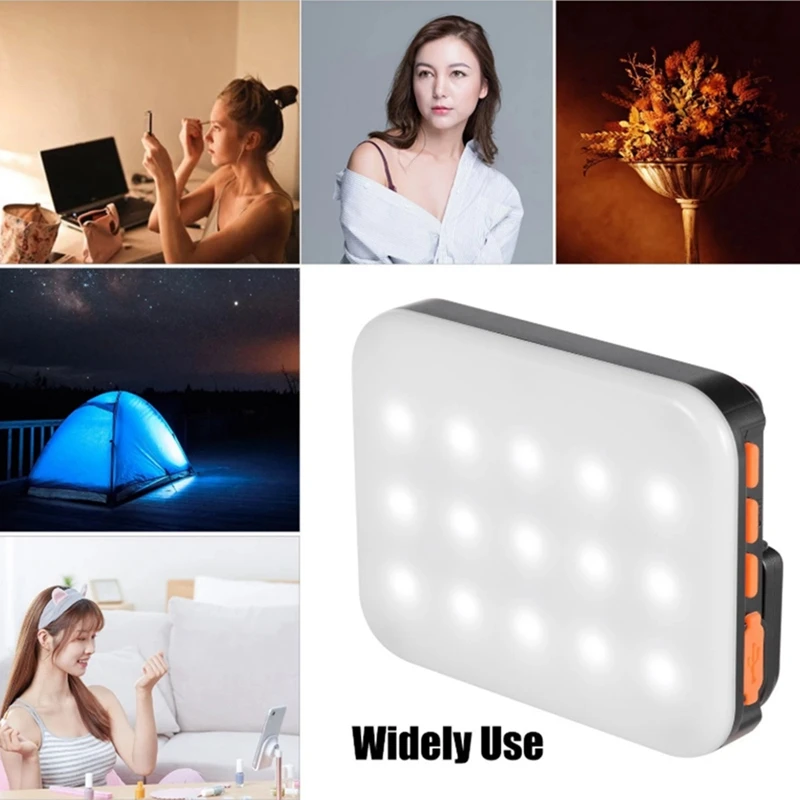 3200K-6500K LED Video Light Mini Portable Full Color Fill For Camera Studio Outdoor Photography | Электроника