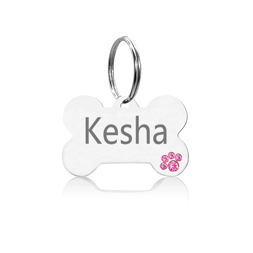 Собачьи бирки для собак персонализированная Выгравированная бирка из