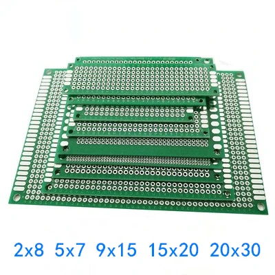 2x8 3x7 4x6 5x7 6x8 7x9 9x15 10x22 12x18 двухсторонний прототип печатной платы печатная плата для