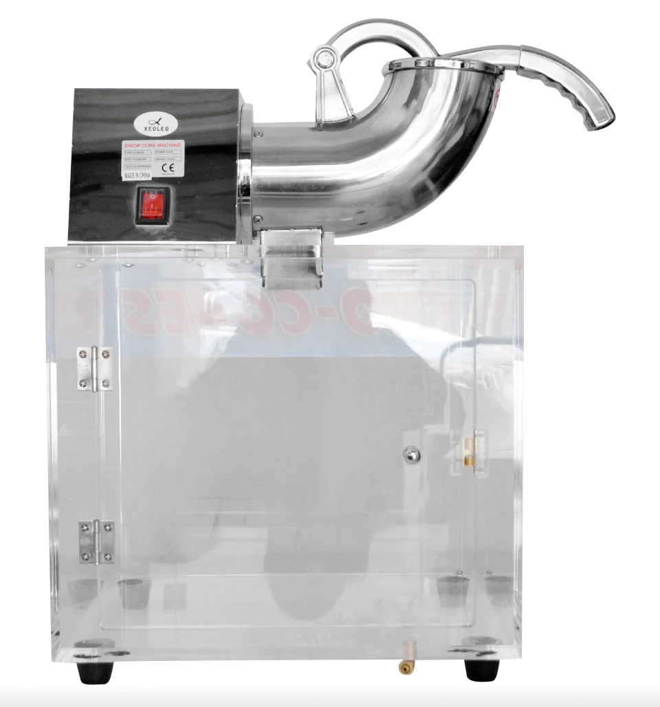 XEOLEO Коммерческая дробилка льда Снежинка машина льда Автоматическая бритва с двойными лезвиями льда снег конус машина 200 Вт SNO-CONES машина