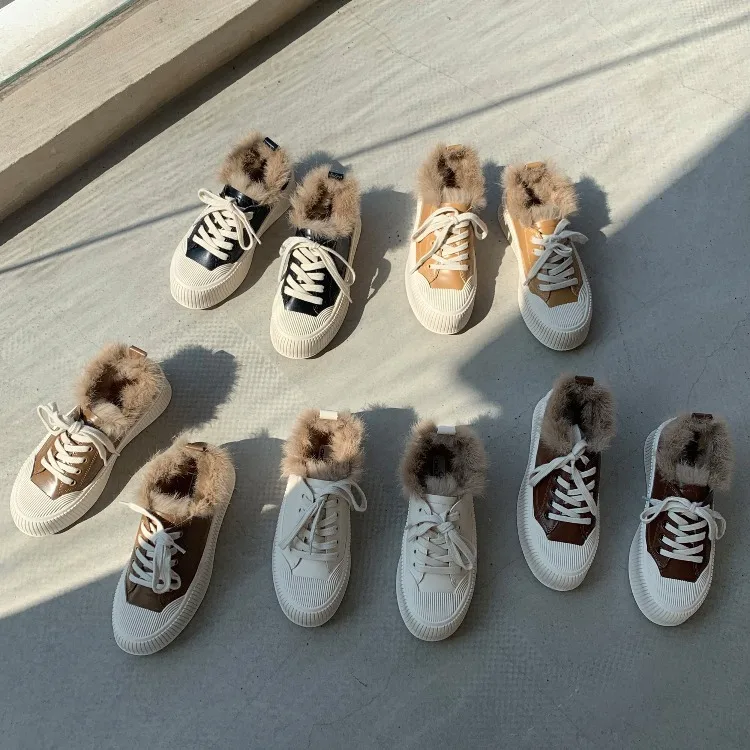 

Кроссовки женские с круглым носком, небольшие повседневные белые, на платформе, криперы, резиновая подошва, клоги, разные цвета, Осень-зима