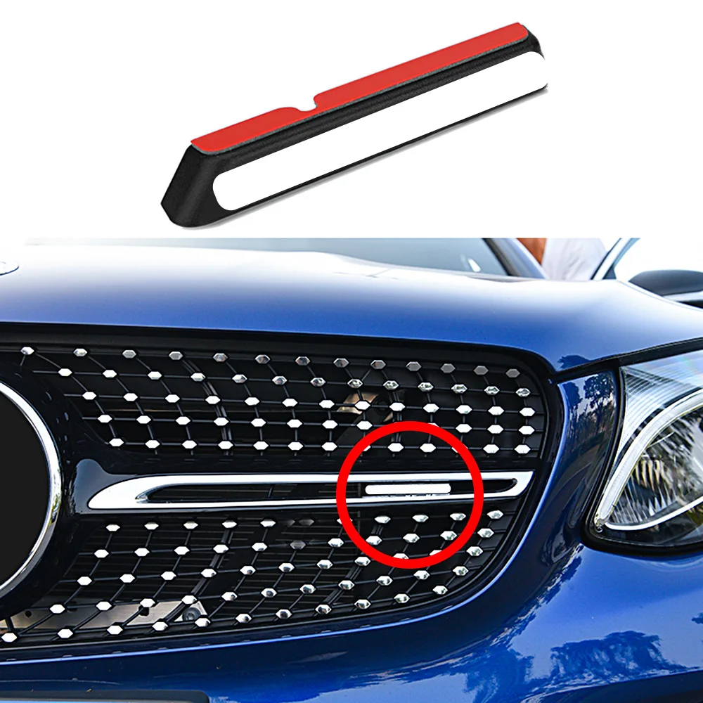 Наклейка на эмблему переднего гриля с логотипом AMG для Mercedes Benz A C E S Class W245 W246 W251 W168
