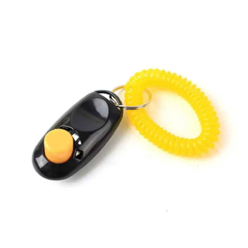 Dog Training Clicker Pet Trainer Aid Guide With Key Ring Whistle Products Supplies Toys Sound | Дом и сад