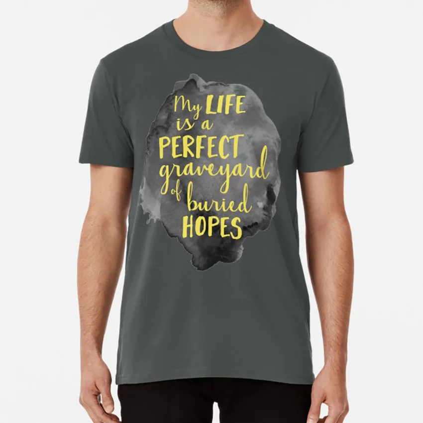 Футболка My Life is a Perfect Graveyard of bureed Hopes anne green gables shirley avonlea Канада|Мужские футболки| |