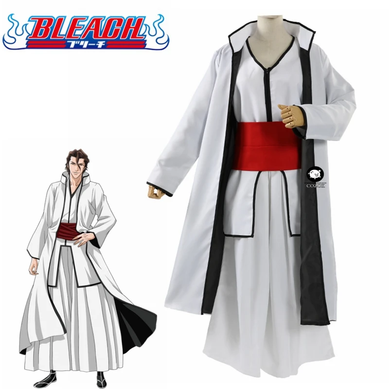Аниме отбеливающие костюмы для косплея Aizen Sousuke косплей костюм на Хэллоуин