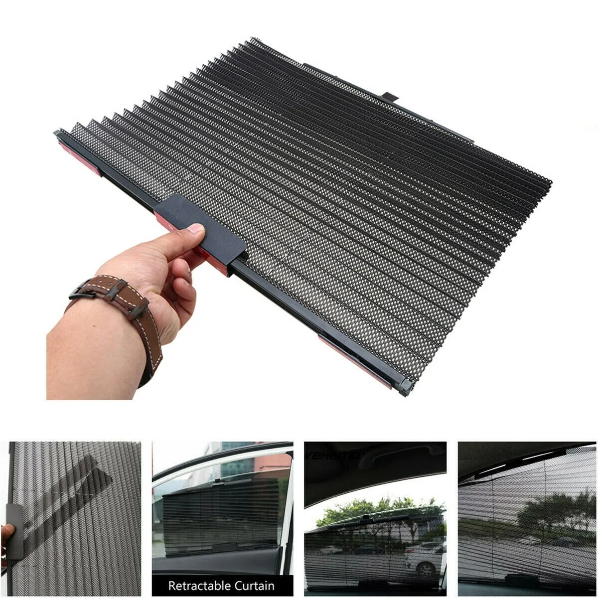

Sun Shade Windshield Car Accessories Black Curtain FIT Car Side Window