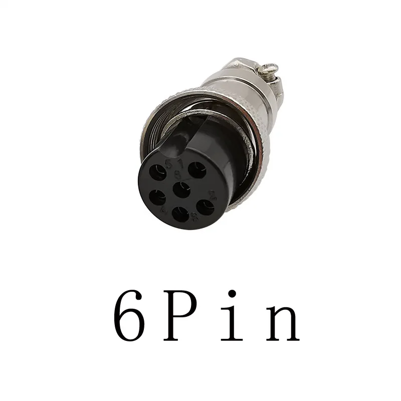 2Pin 3Pin 4Pin 5Pin 6-контактный переходник с внутренней GX12 штекер + Женский Разъем 12 мм