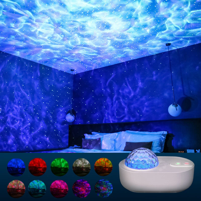 

Smart Home Spaceship Projection Lamp Star Night Light Projector Galaxy LED Projection Lamps
