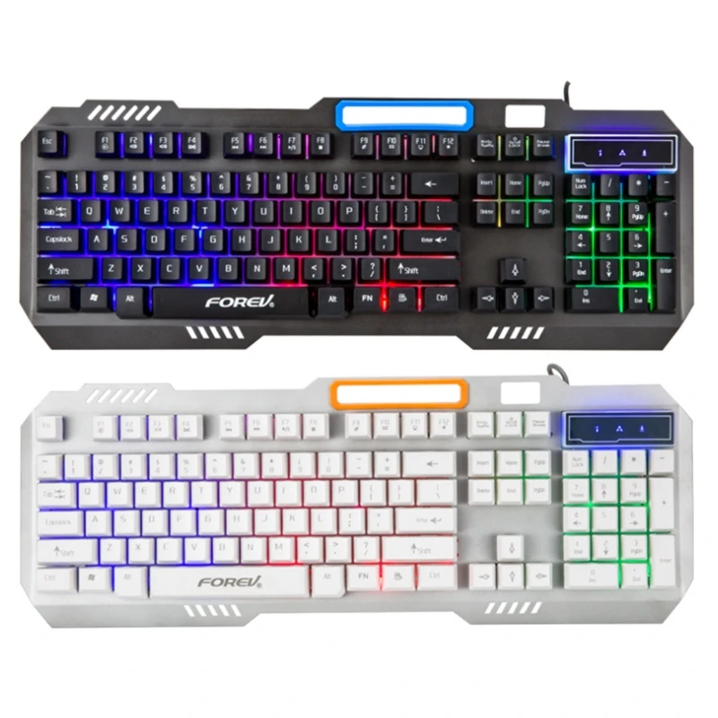 

63HD Full Size Mechanical Gaming Keyboard, Ultra-Slim Wired Keyboard, Splash-Proof, Full-Key Rollover, Ideal for Windows