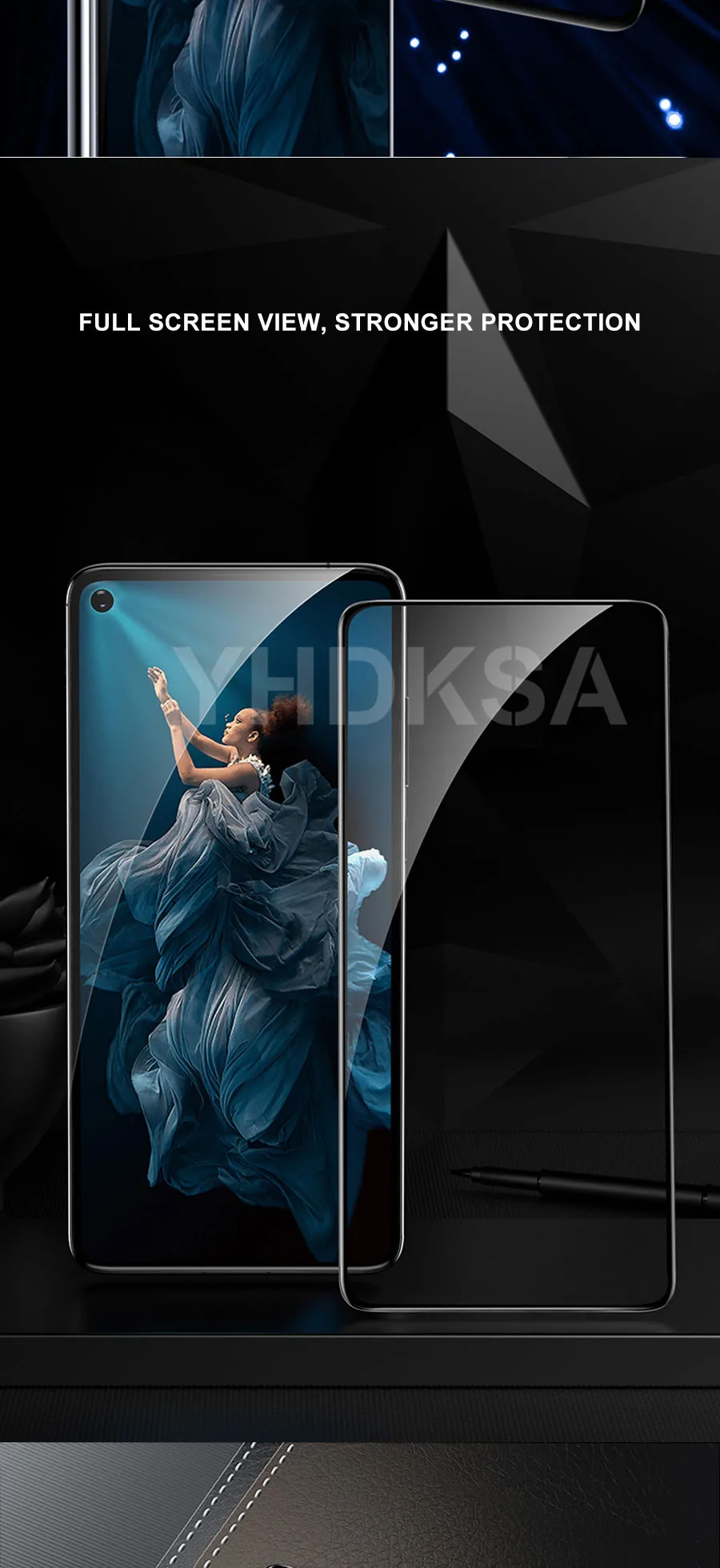 9D полное покрытие из закаленного стекла для huawei Honor 20 10 Lite Защита экрана для Honor 9 8 Lite V20 V10 V9 Play 9X защитная пленка