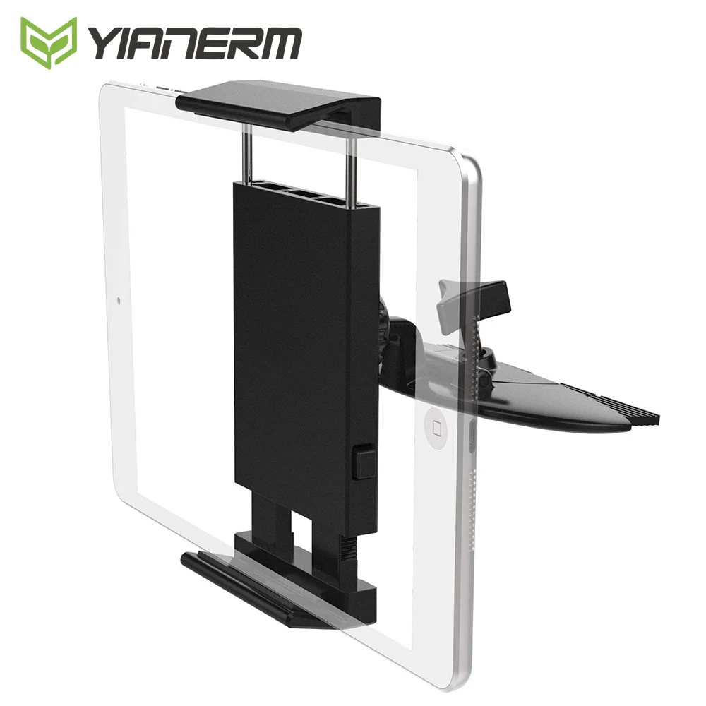 Yianerm CD слот Держатель для планшета 7 10 1 дюймов подставка iPad Pro 9 &quot Air mini Samsung TabS8 +