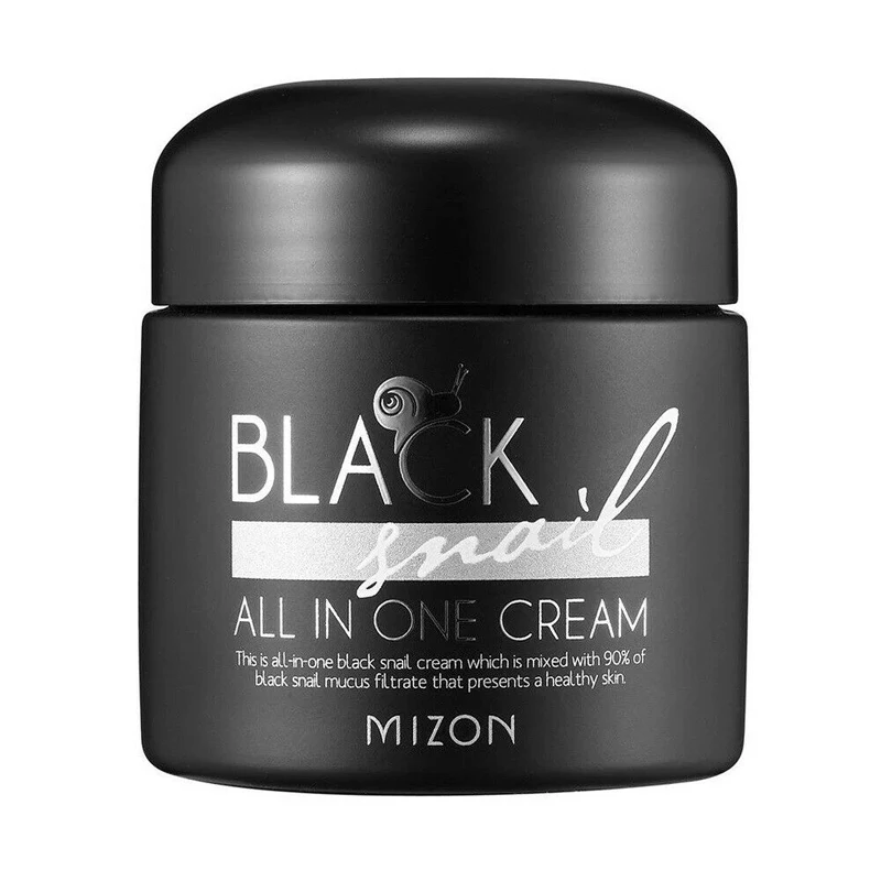 Увлажняющий отбеливающий крем для лица MIZON Black Snail 75 мл корейская