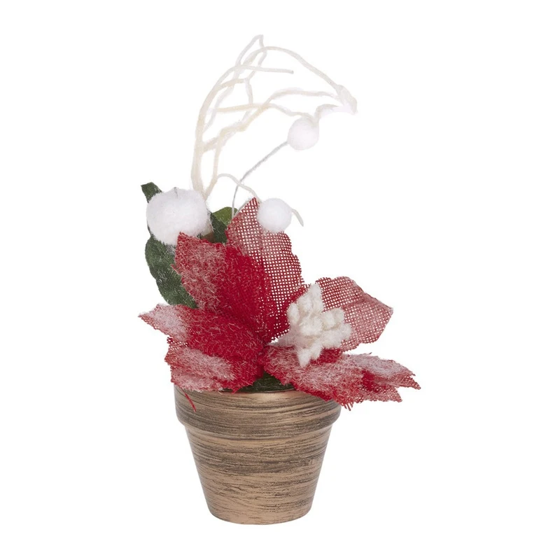 Композиция цветы в горшке DUE ESSE CHRISTMAS|Искусственные растения| |
