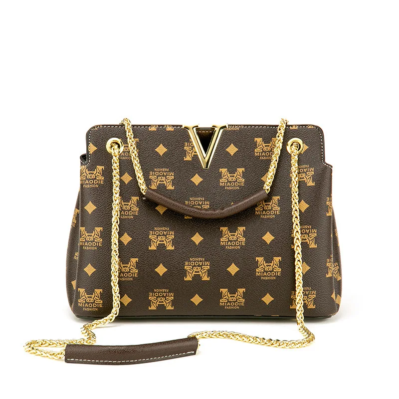 

2021 Vintage Printing Crossbody Bag for Female Luxury Design Brand Top Quality Genuine Leather Purses and Handbags Sac Luxe Cc